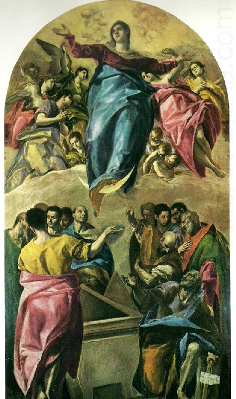 assumption of the virgin, El Greco